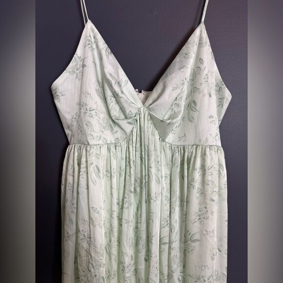Sachin & Babi Jessica Gown in Jade Rose Watercolor Size 6 NEW - Picture 9 of 13